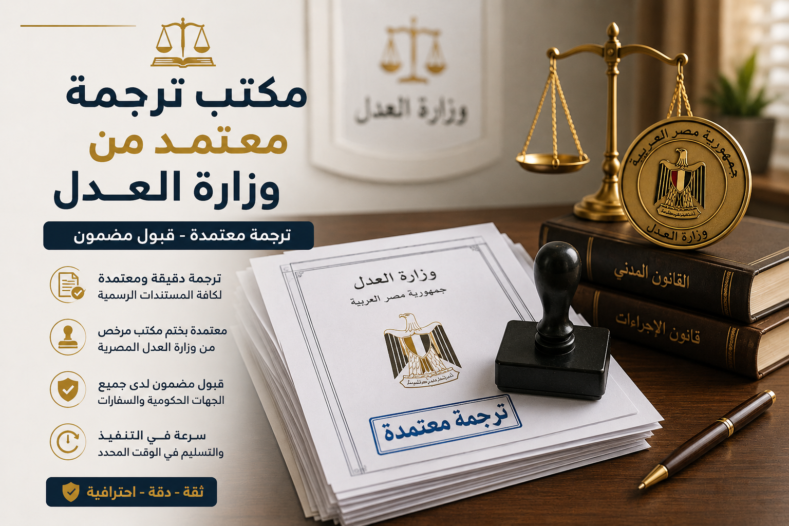 مكتب ترجمة معتمد بالقاهرة