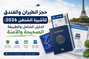 حجز الطيران والفندق لتأشيرة الشنغن