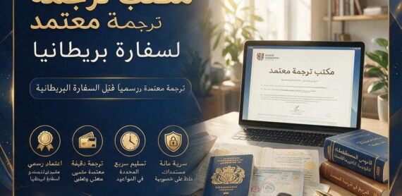 مكتب ترجمة معتمد لسفارة بريطانيا في مصر