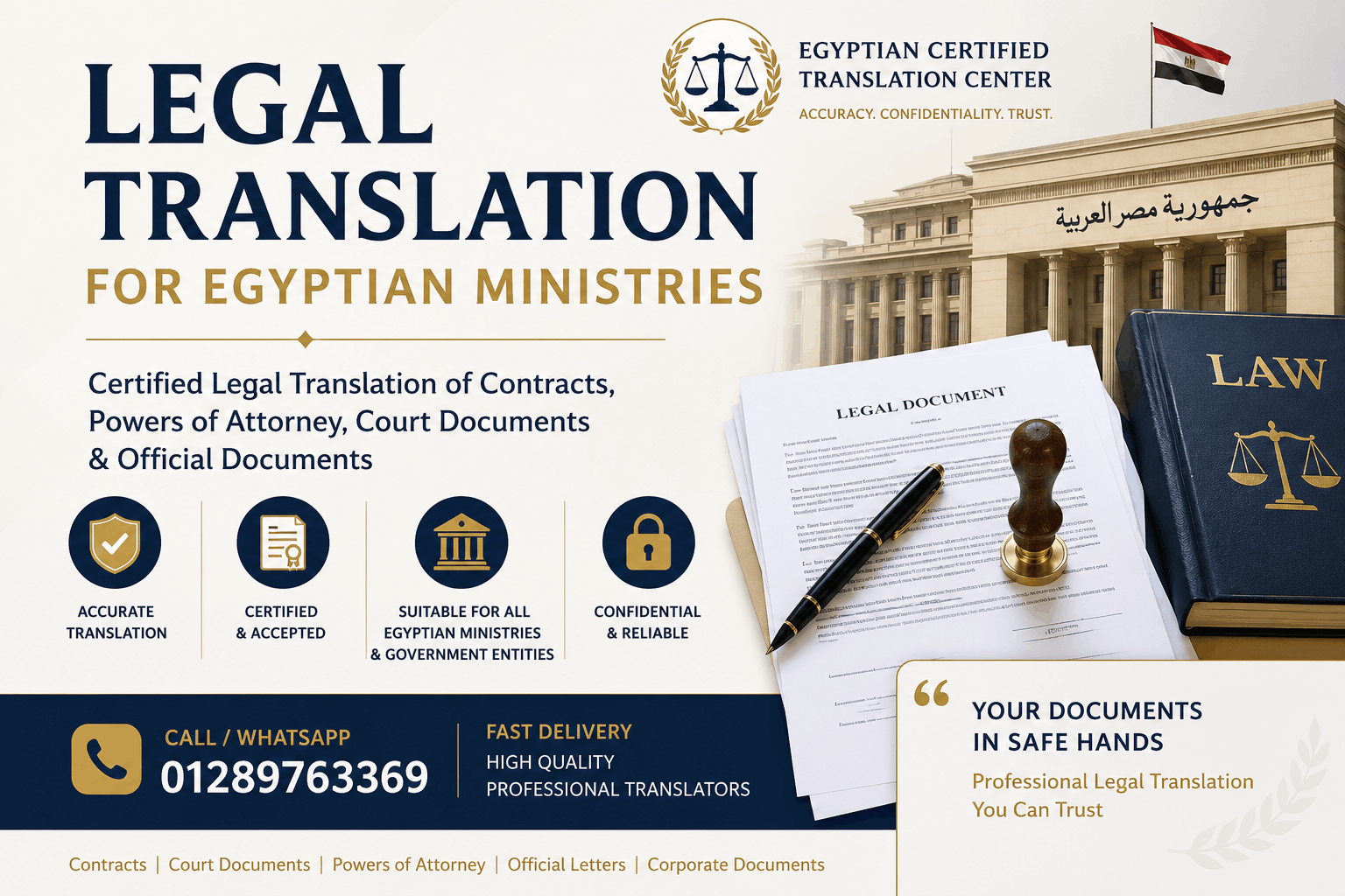 Legal Translation for Egyptian Ministries